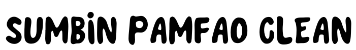 Sumbin Pamfao Clean Font Image