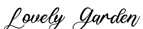 Lovely Garden Font Image