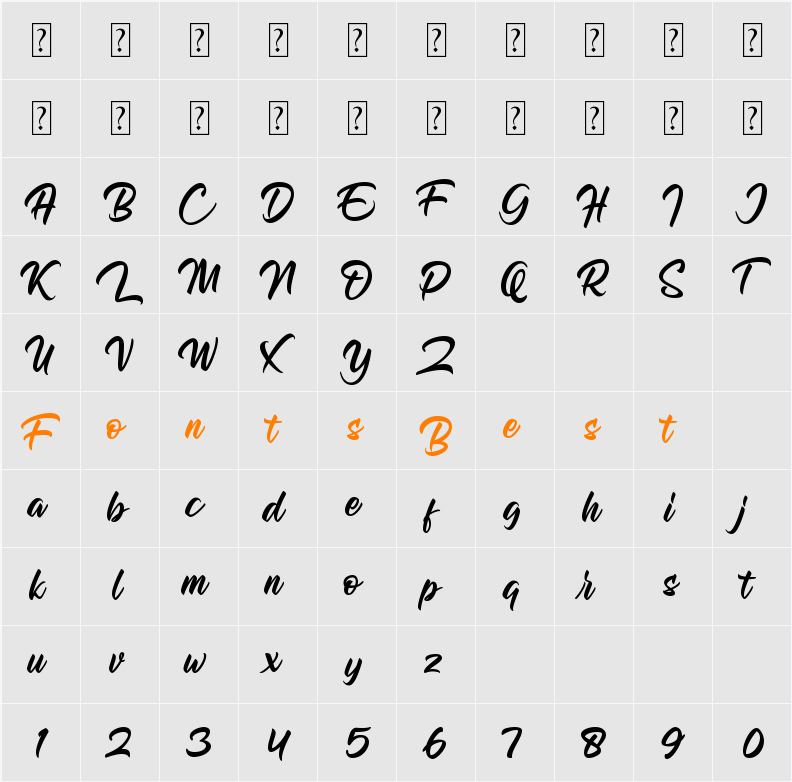 Allegra Ostade Character Map