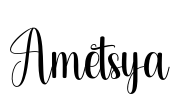 Ametsya Font Image
