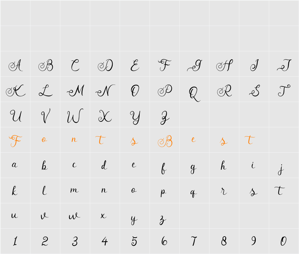Angeline Character Map