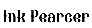 Ink Pearcer Font Image