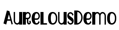 AurelousDemo Font Image