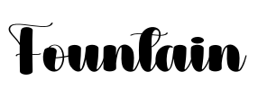 Fountain Font Image