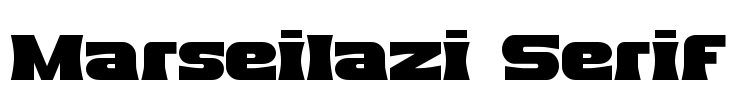 Marseilazi Serif Font Image