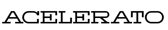 Acelerato Font Image