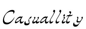 Casuallity Font Image