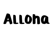 Alloha Font Image