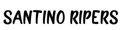 SANTINO RIPERS  Font Image