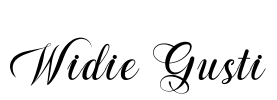 Widie Gusti Font Image