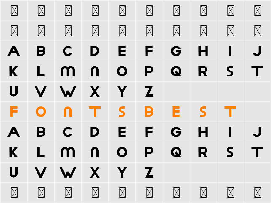 Aday Demo Character Map