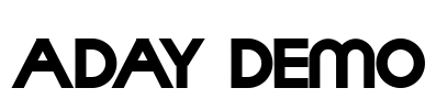 Aday Demo Font Image