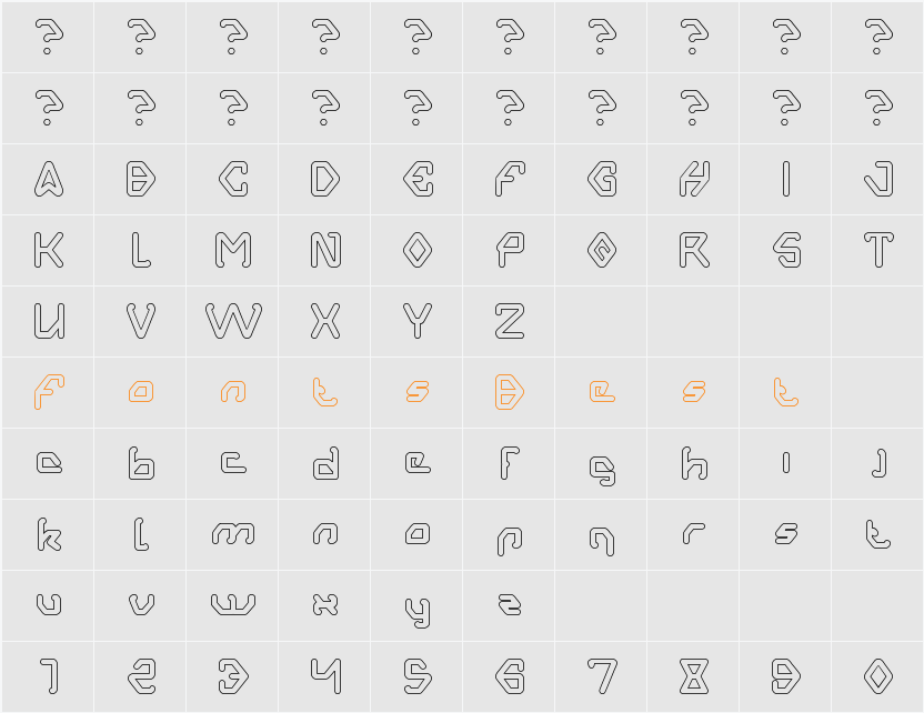 Aero Dynamic-Hollow Character Map