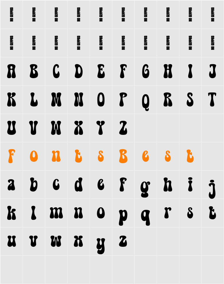 Wizard DEMO Character Map