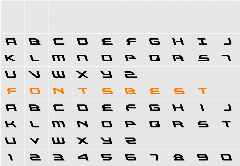 Alexis Leftalic Character Map