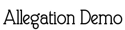 Allegation Demo