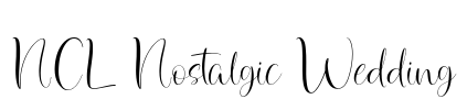 NCL Nostalgic Wedding Font Image