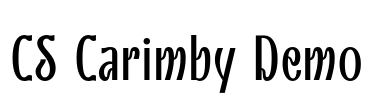 CS Carimby Demo Font Image