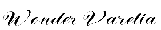 Wonder Varelia Font Image