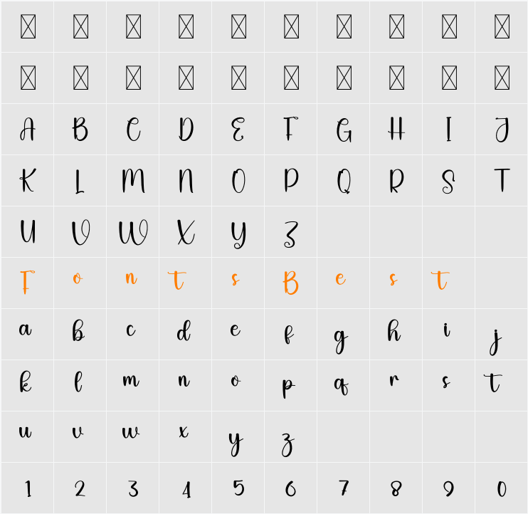 Testimony Character Map
