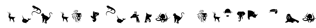 Animal Kingdom Layer Two Font Image