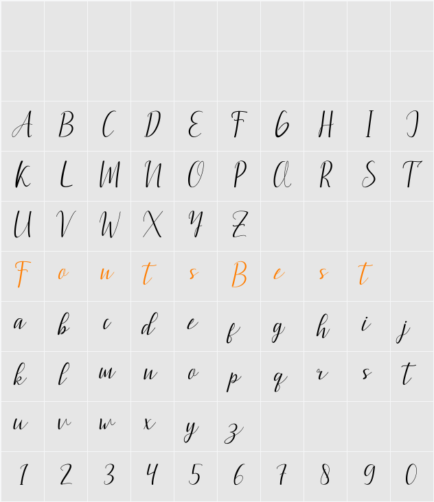 anggiana Character Map