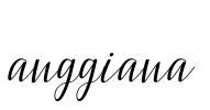anggiana Font Image