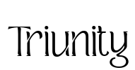 Triunity Font Image