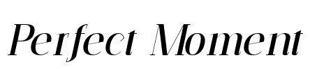 Perfect Moment Font Image