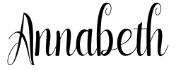 Annabeth Font Image