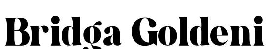 Bridga Goldeni Font Image