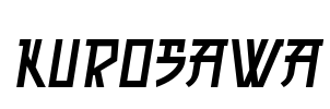 Kurosawa Font Image