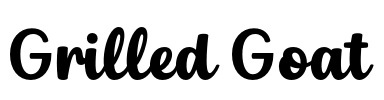 Grilled Goat Font Image