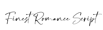 Finest Romance Script Font Image