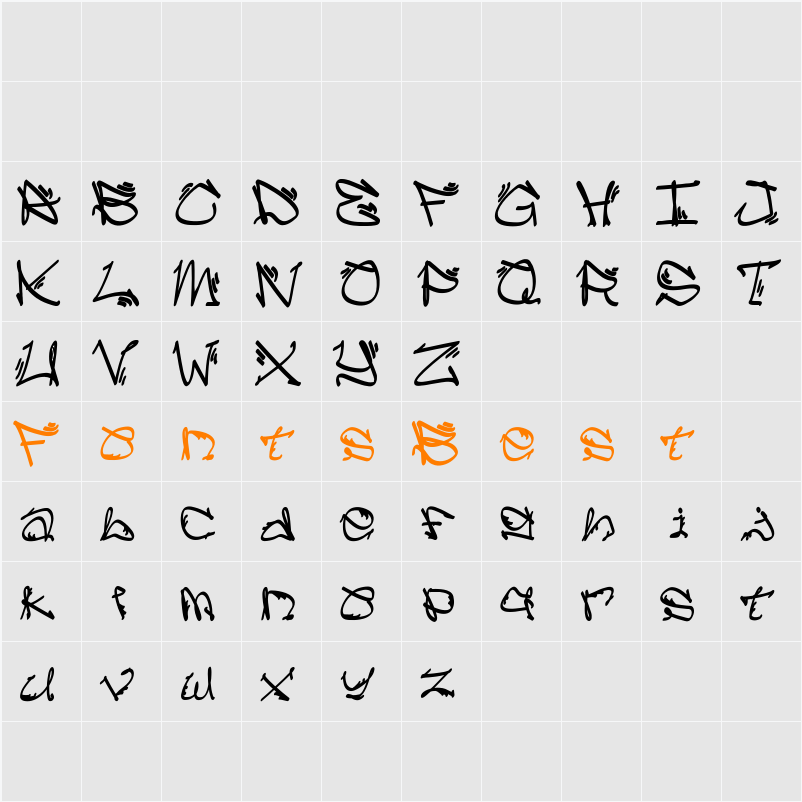 Cuez_Ver3 Character Map