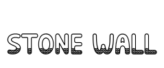 Stone Wall Font Image