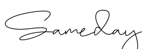 Sameday Font Image
