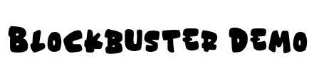 Blockbuster Demo Font Image