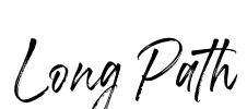 Long Path Font Image