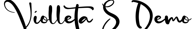 Violleta S Demo Font Image
