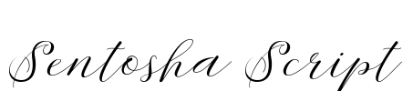 Sentosha Script Font Image