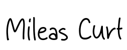 Mileas Curt Font Image