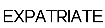 EXPATRIATE Font Image