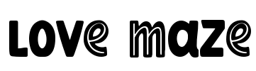 Love Maze Font Image
