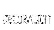 Decoration Font Image