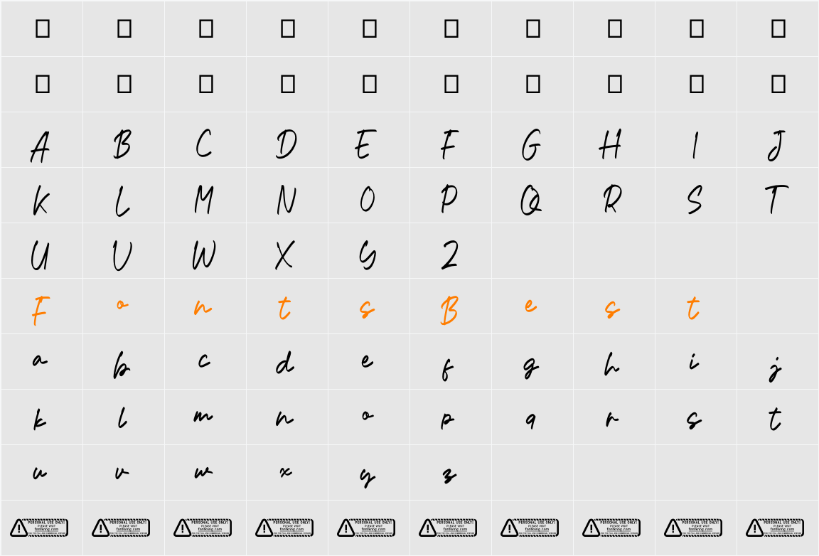 Anetthy Character Map