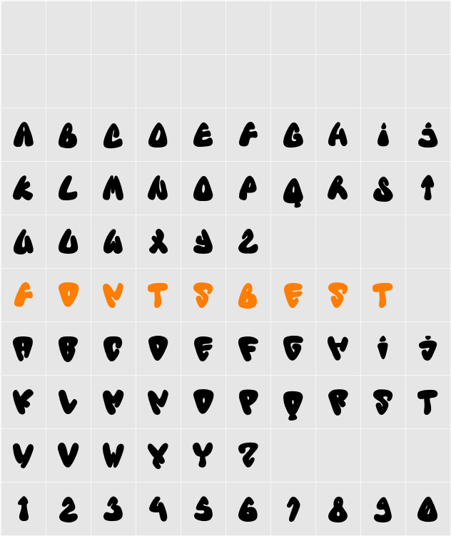 Sidethree Character Map