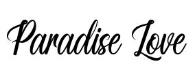Paradise Love Font Image