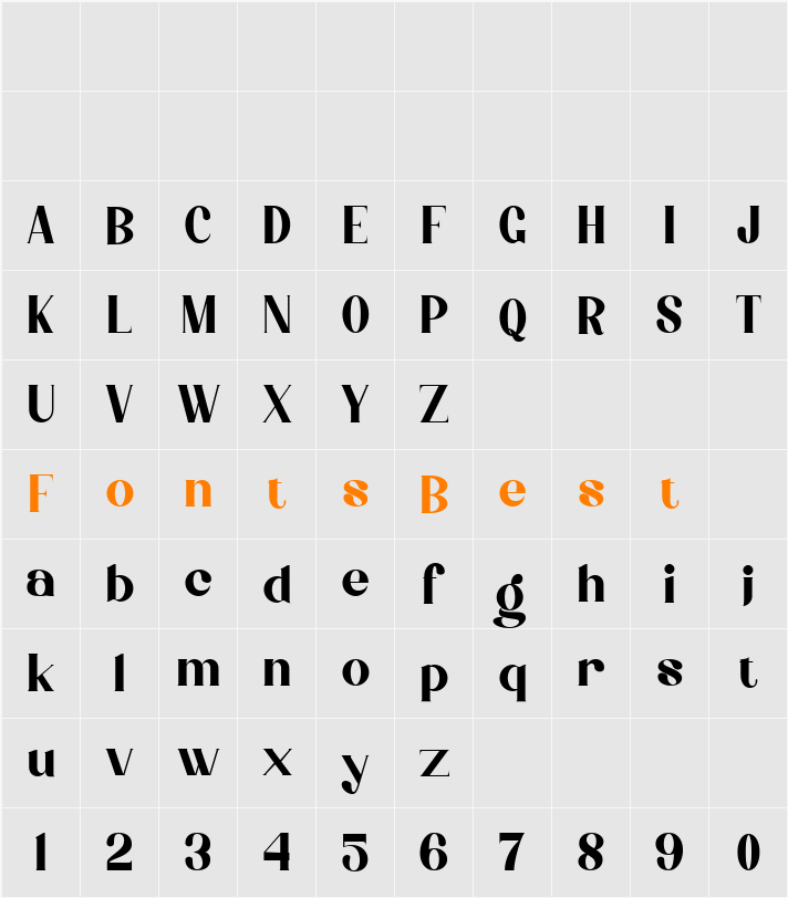 Sungkem Character Map