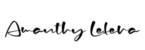 Amanthy Lefera Font Image